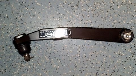 1970 Ford Torino - A black suspension component, likely a control arm or tie rod, is shown with a visible "Jel Enterprises Racing" logo.