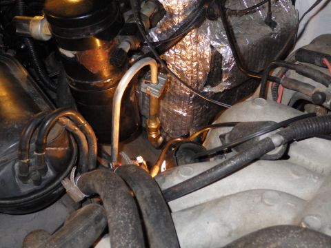 1983 Ford Bronco - This was the last hurdle in bastardizing my A/C system. Most of it is '94-96 R134a parts, but that evaporator wouldn't fit in the '93 outsi…