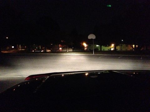 1992 Ford F-150 - Low Beams and Hella 550 Fog Lights.
