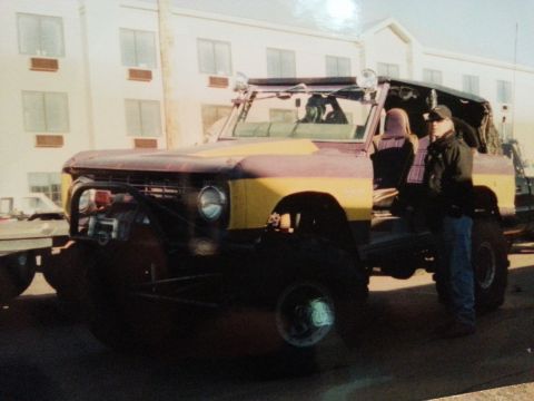 1967 Ford Mustang - This modified Ford Bronco features a two-tone paint scheme and appears to be equipped for off-road use.