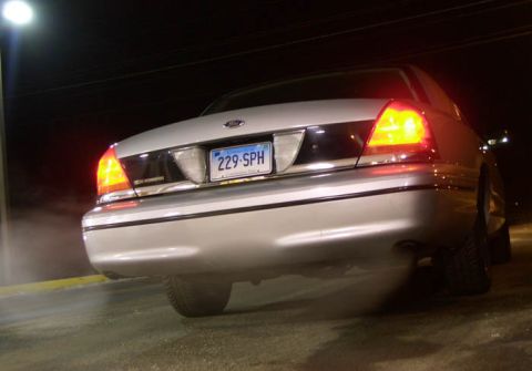 1999 Ford Crown Victoria - Rear bumper and fascia, car is running in this pic