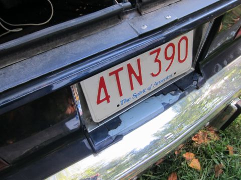 2001 Ford Crown Victoria - License plate 4TN 390 is visible on the rear of a vehicle.