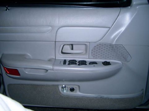1999 Ford Crown Victoria - This is the dirtiest door panel in the car, scuffs from dark shoes should come out but I don't know what to use