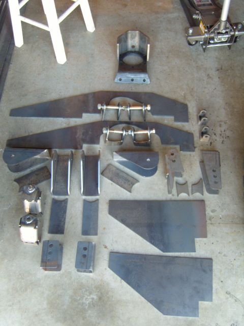 1985 Jeep CJ7 - Axle truss and misc.stuff I had my buddy cut out at Nor Cal Laser.