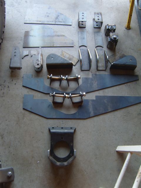 1985 Jeep CJ7 - Axle truss and misc.stuff I had my buddy cut out at Nor Cal Laser.