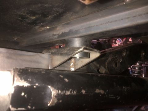 1985 Jeep CJ7 - This photo shows a close-up of a suspension component, not a full vehicle.