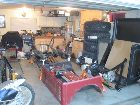 1985 Jeep CJ7 - 3rd build stripped and cut.