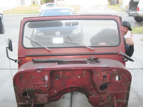 1985 Jeep CJ7 - 3rd build stripped and cut.
