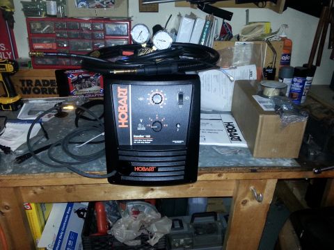 1992 Ford Bronco - everything included with the welder, was able to get the wire fed last night. need to pick up some additional flux, the sample spool is pre…