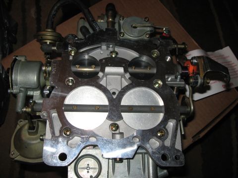 1981 Ford Bronco - Holley 4150 carburetor, a common performance upgrade part.