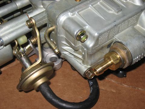 1981 Ford Bronco - This image shows a close-up view of a Holley carburetor, not a 1981 Ford Bronco.