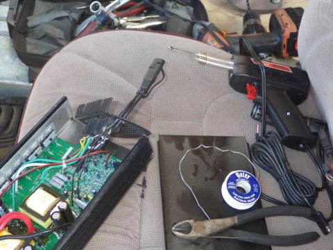 1983 Ford Bronco - My power inverter is going where it will eventually be covered, so I'm adding this pigtail for a remote switch. [url=http://www.supermotors…