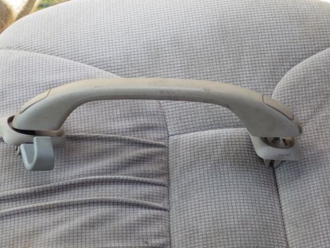 1983 Ford Bronco - I chose these comfort handles (possibly from a Crown Vic, Taurus, or Explorer) because their bases are designed with standoffs to work thro…