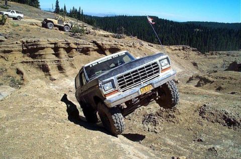 1978 Ford Bronco - Not much flex with Rancho springs