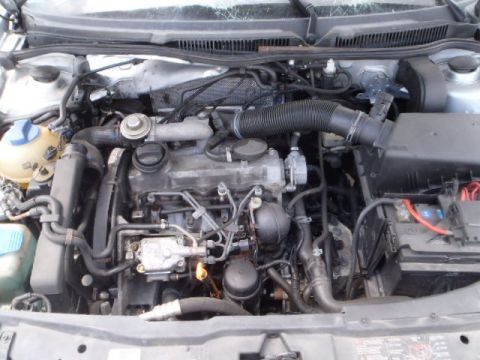 2002 Volkswagen Jetta - Close-up view of a car's engine compartment, showing mechanical components.