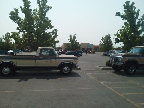 1979 Ford F-150 - F350 next to my truck