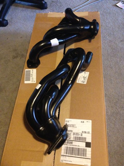 1992 Ford F-150 - Summit Racing shorty headers. They are made by Pace Setter.