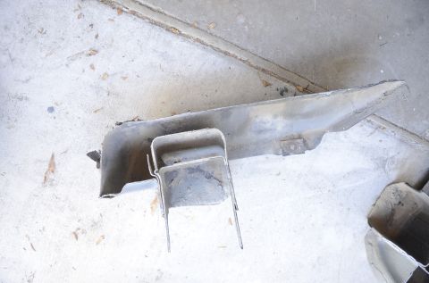 1979 Ford Bronco - This is the piece I cut out of the rear quarter panel