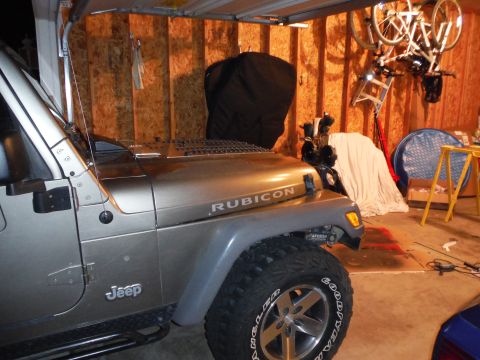 2005 Jeep Wrangler - The "Rubicon" badge is visible on the hood of this Jeep Wrangler.