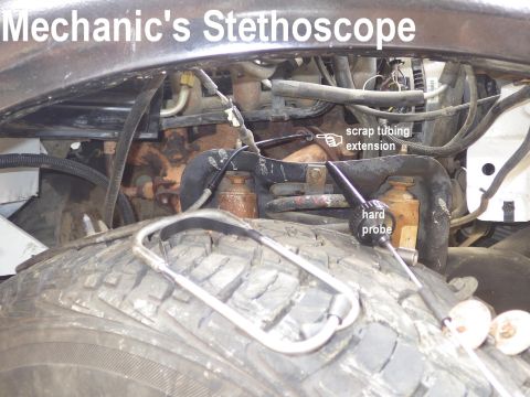 1983 Ford Bronco - The easiest way to find a vacuum or exhaust leak is with a mechanic's stethoscope . Remove the hard probe (which is used for listening insi…