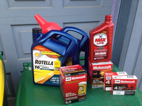 1992 Ford F-150 - Maintenance items for full service. October 7, 2013. This is the first time trying Rotella T6. Will update upon next change.