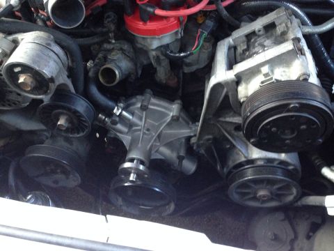 1992 Ford F-150 - New pump mounted.
