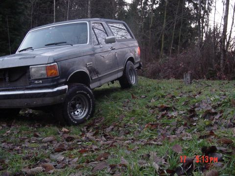 1987 Ford Bronco - i was at my friends house, playin my guitar in the back room when i herd my truck runnin, i go outside to find that my friends took my keys…
