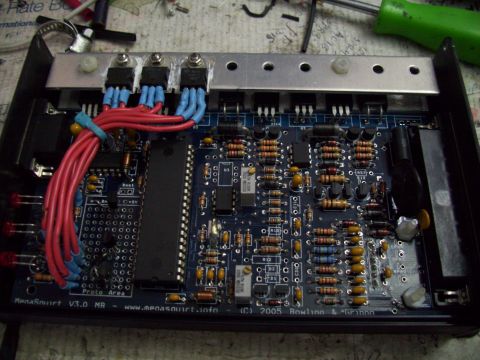 1995 Ford Probe - This is a close-up view of an electronic circuit board, likely a component from a larger system.