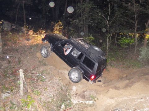 1983 Ford Bronco - Bo gave it a try, but he didn't have the breakover angle, either.