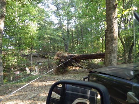 1983 Ford Bronco - It took a lot to get it rolled up this high - I thought we were gonna have to stop again to let my winch positive wire cool off again.