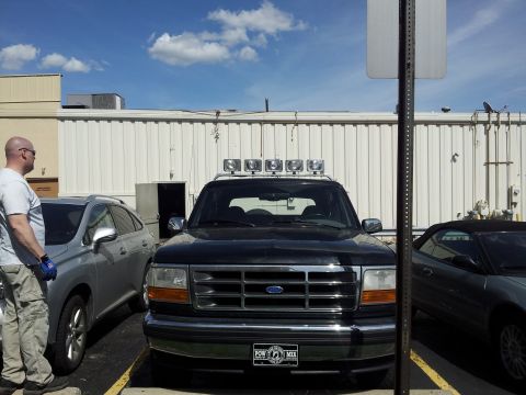 1995 Ford Bronco - Trying them on for size.