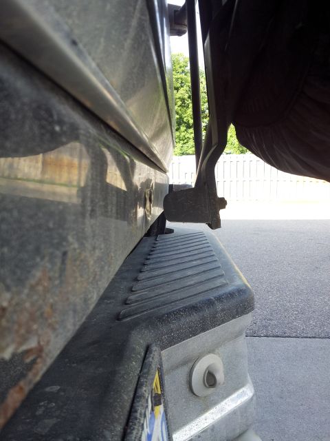 1995 Ford Bronco - That used to touch the tailgate. Used to.
