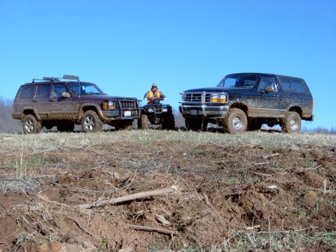 1995 Ford Bronco - Scott was there to, but the lumina isnt really what we call and off road vehicle, so he drove a 4-wheeler