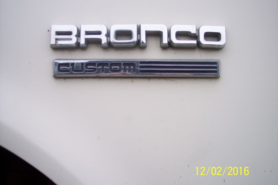 1990 Ford Bronco in 2016