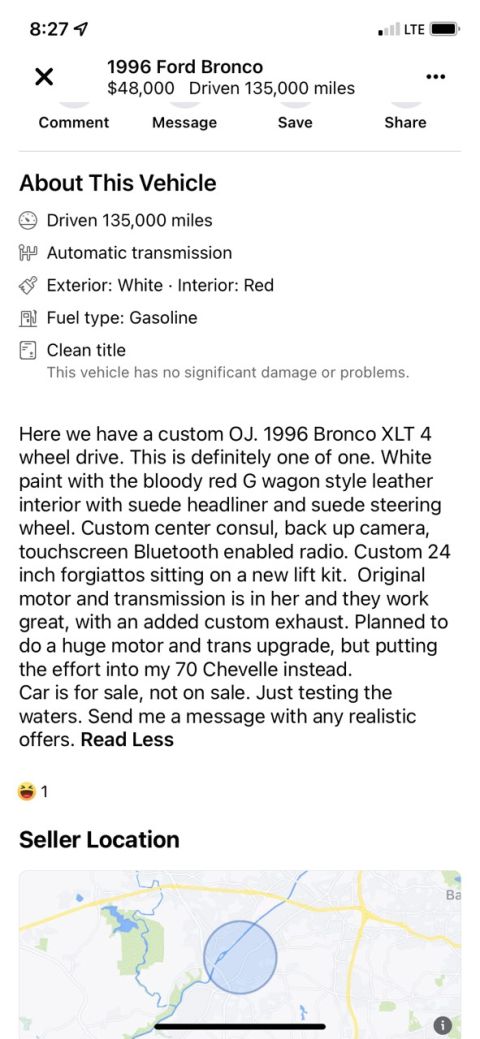1993 Ford Bronco photo