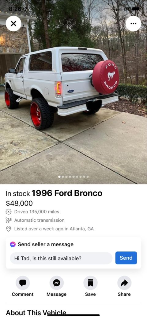 1993 Ford Bronco photo
