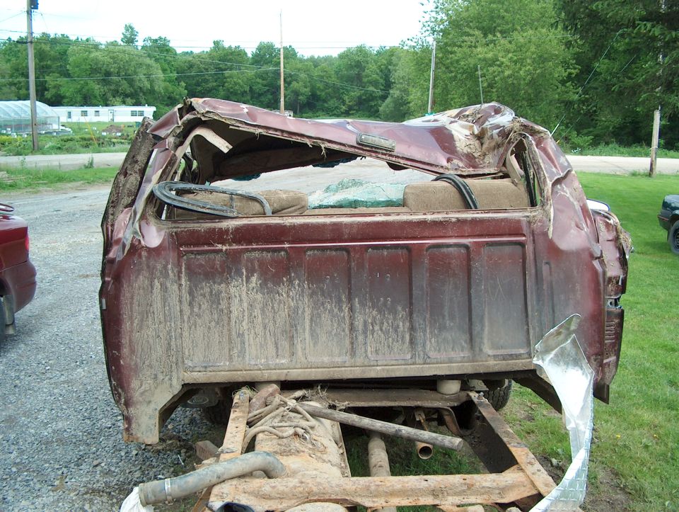 1990 Ford F-150 “after wreck”