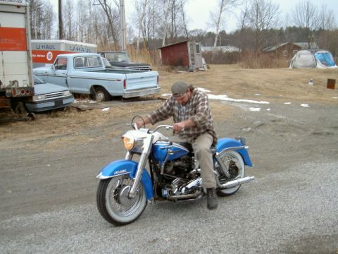 1963 Harley-Davidson FLH “old girl”
