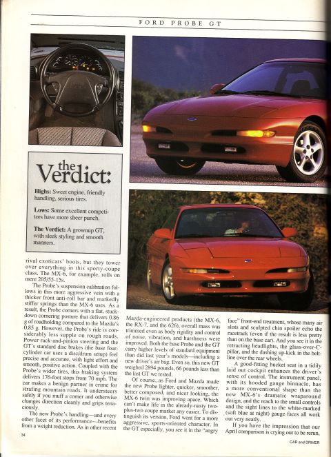 1993 Ford Probe photo