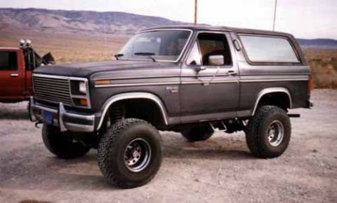 1985 Ford Bronco “R.I.P Bronchole 1985 to 2003”